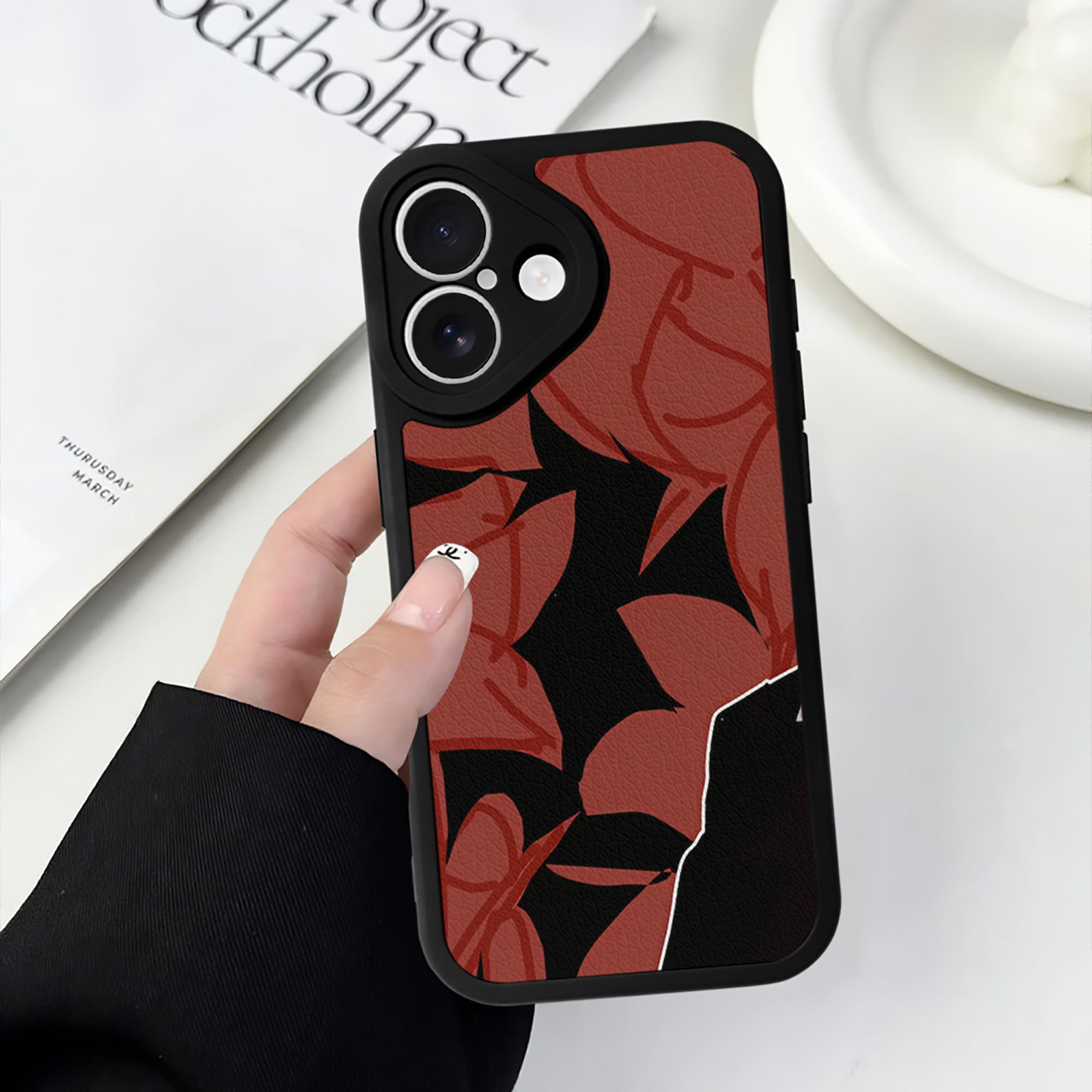 （画像用） SPY×FAMILY间谍家家酒 【iPhone 16シリーズ対応】シリコンスマホケース（レザー調） 材質：シリコン